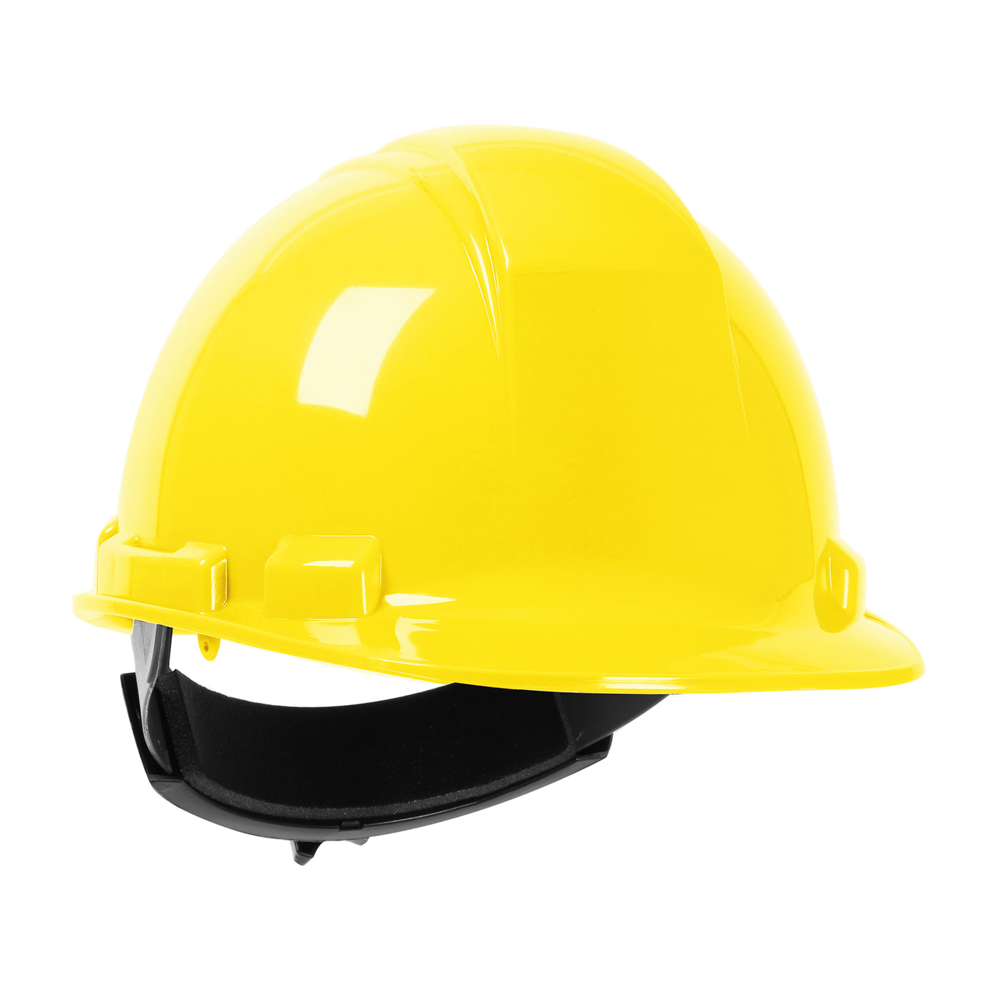 280-HP241R PIP® Dynamic Whistler™ Cap Style Hard Hat with HDPE Shell, 4-Point Textile Suspension and Wheel Ratchet Adjustment - Yellow